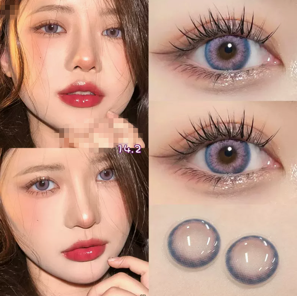 Pink blue contal lenses (Two Pieces) YC31377