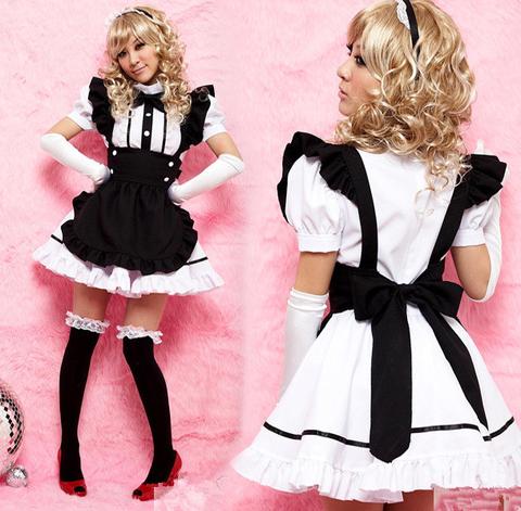Halloween Cosplay Black Maid Dress YC20068