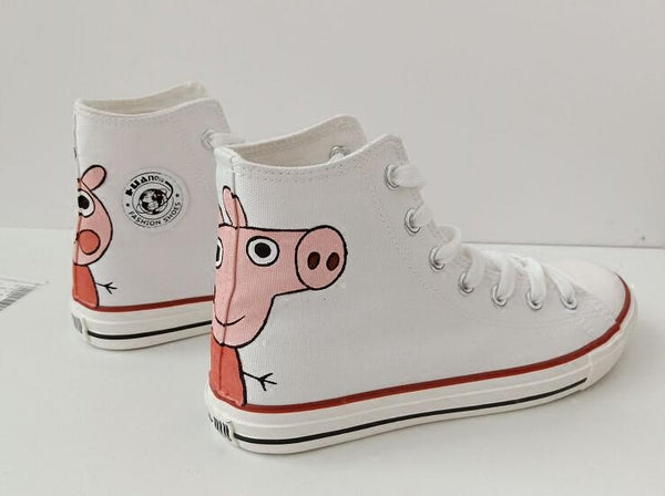 Peppa Pig Graffiti Canvas Shoes YC21553