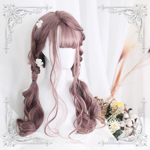 Harajuku Lolita Long Roll Air Bangs Wig YC40017