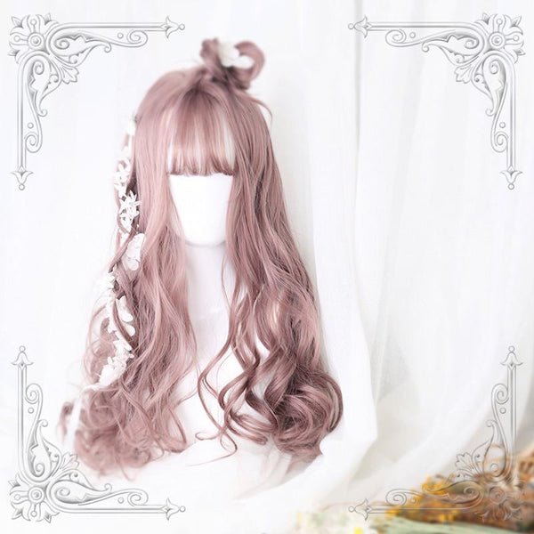 Harajuku Lolita Long Roll Air Bangs Wig YC40017