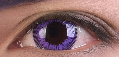 Purple contact lenses (two pieces) YC21899