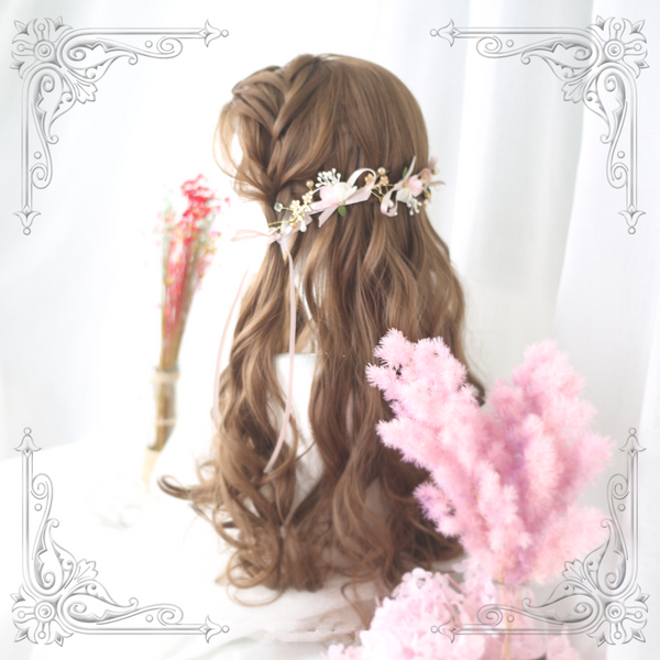 Lolita cos brown wig yc20556