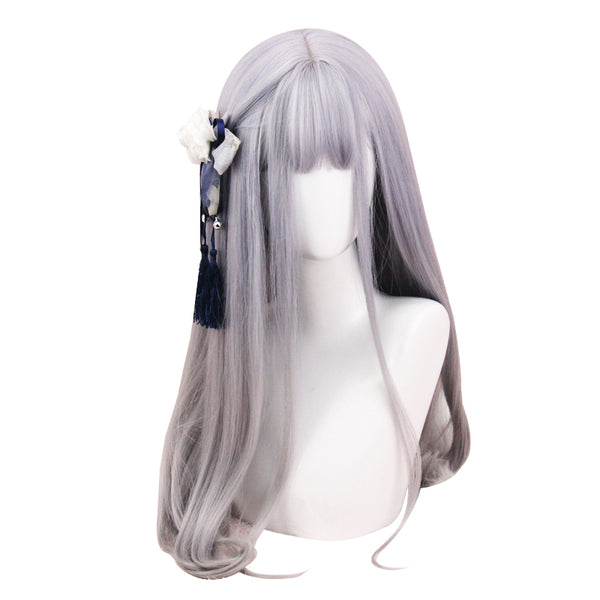 Lolita gray wig (gift Hair net) YC20220