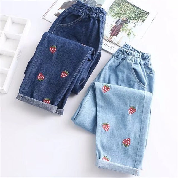 Cute strawberry jeans yc20972