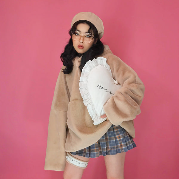 Lolita College style high waist plaid skirt   YC21399