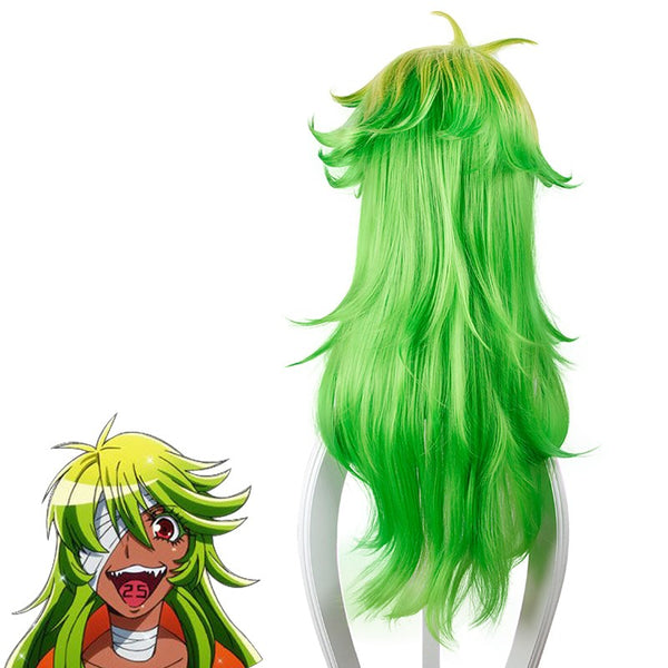 Cosplay The Numbers green wig YC24450