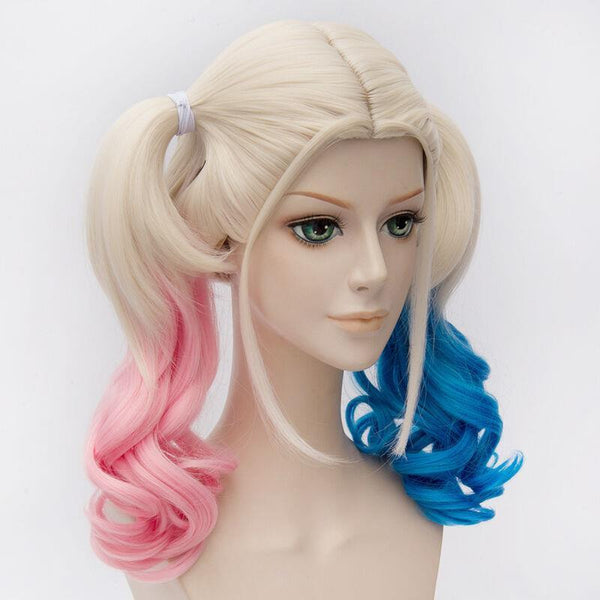 Cute dyed gradient double ponytail cosplay wig YC20178