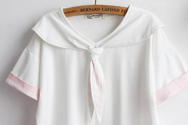 Bunny Ears Tie Teacup T-shirt YC30014
