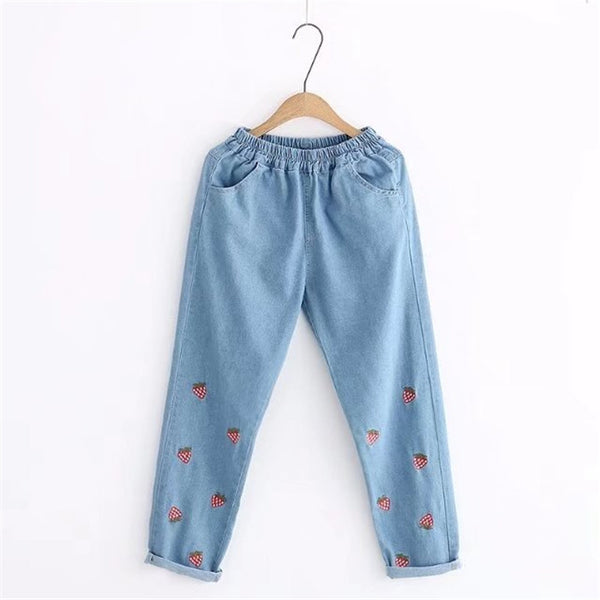 Cute strawberry jeans yc20972