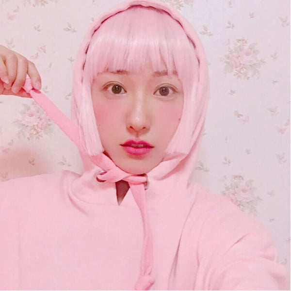 kawaii pink wigs yc20652