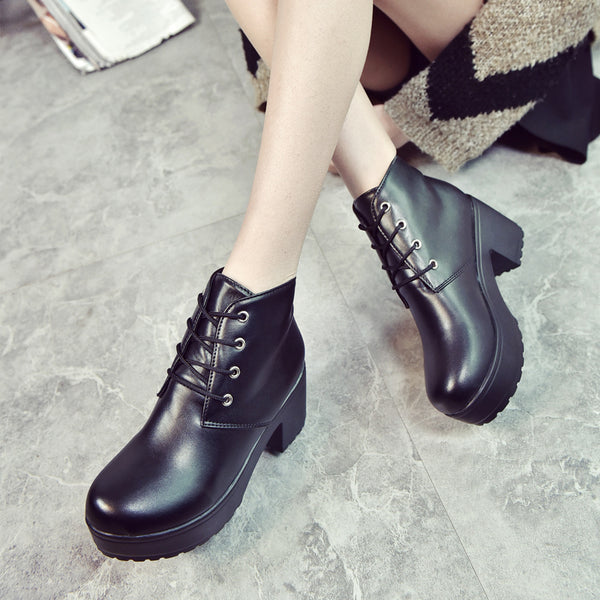 Lolita Cosplay High Heel Martin Boots YC20353