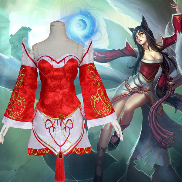 League of Legends Nine-tailed Fox Cosplay Embroidery Costume YC20120