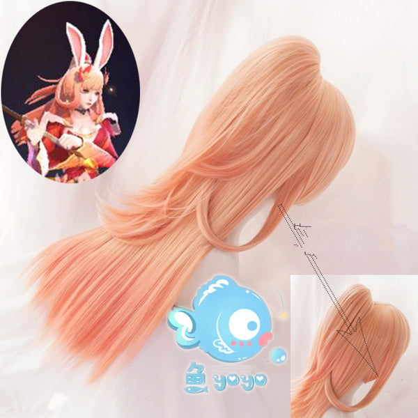 Pink online game Cos wig YC20151