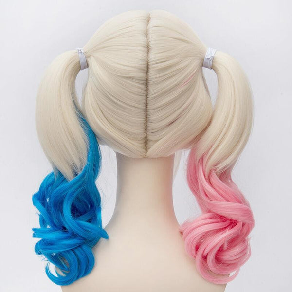 Cute dyed gradient double ponytail cosplay wig YC20178