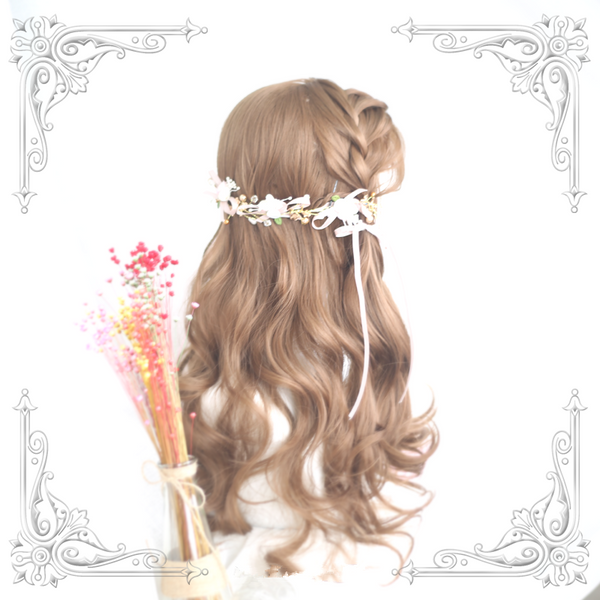 Lolita cos brown wig yc20556