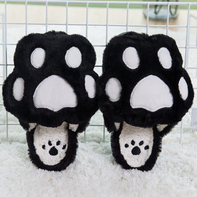 Cute cat claw cotton slippers yc20495