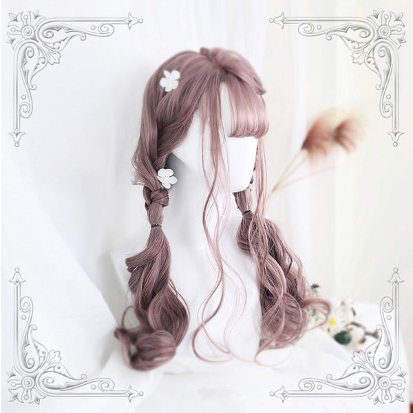 Harajuku Lolita Long Roll Air Bangs Wig YC40017
