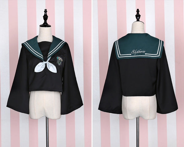 Cosplay sailor suit + pleated skirt yc20586
