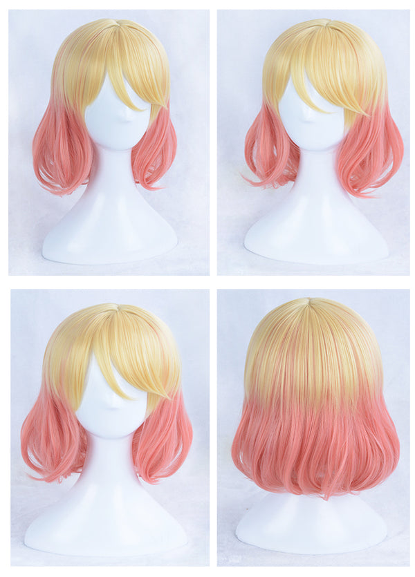 Catherine¡¤Ward Yellow pink Gradient Cos Wig YC20298