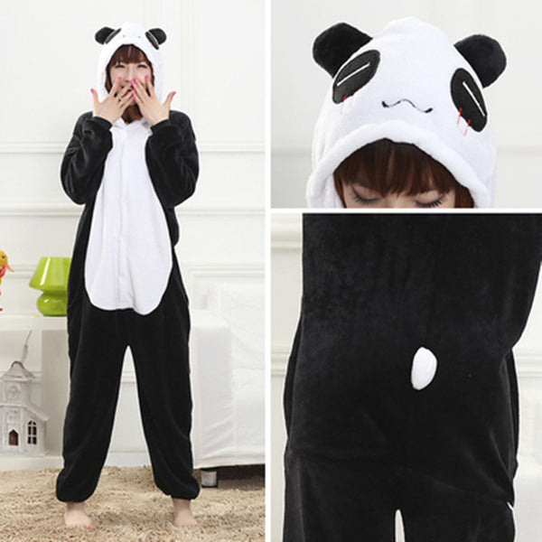 Winter giant panda one-piece pajamas YC22102