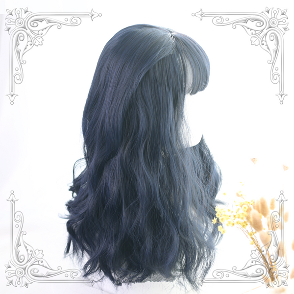 Lolita dark blue wig yc20545