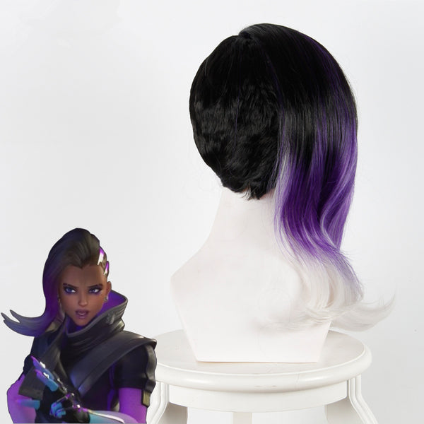 overwatch Sombra cosplay wig yc22540