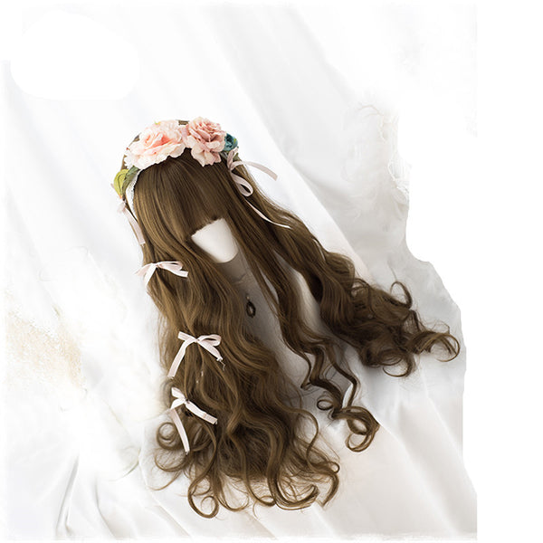 Lolita cos long curly hair wig yc20504