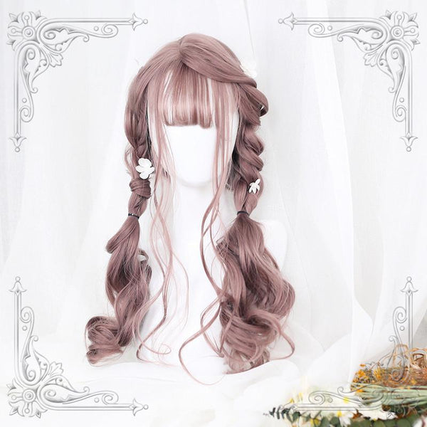 Harajuku Lolita Long Roll Air Bangs Wig YC40017