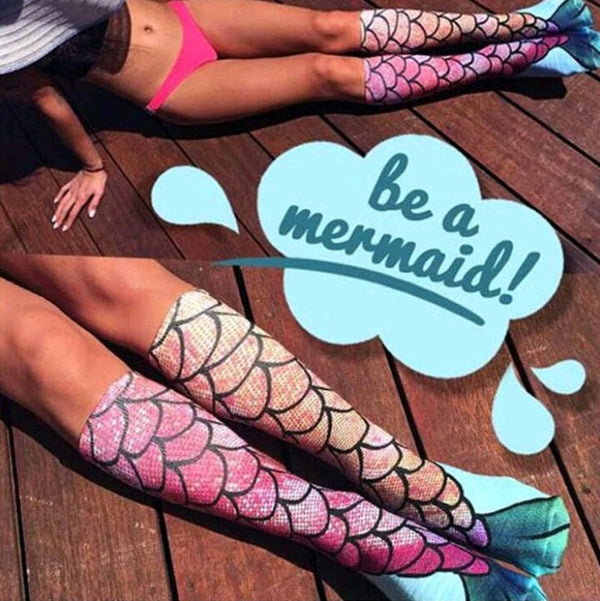 Lolita Mermaid stockings (one pair) YC21531
