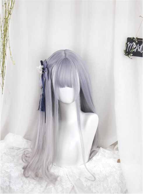 Lolita gray wig (gift Hair net) YC20220
