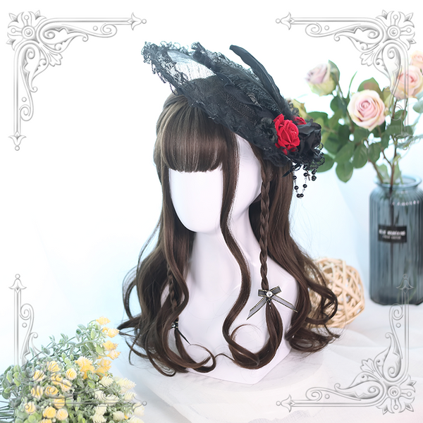 Lolita cos brown wig yc20532