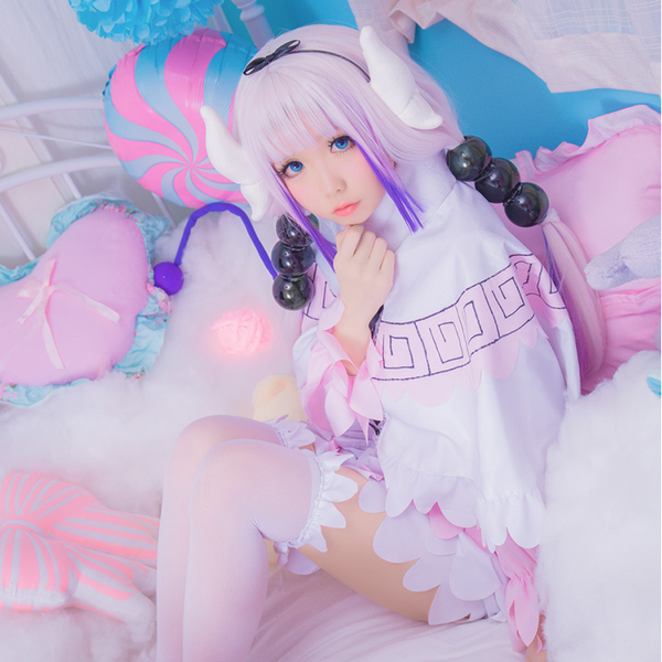 Cosplay pink maid costume yc20576