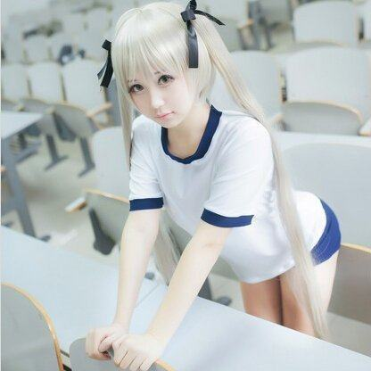 Cosplay milk gray wig yc20582