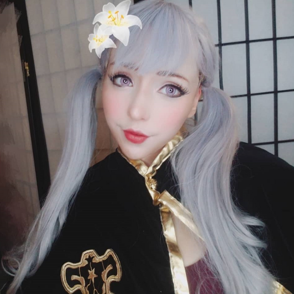 Lolita gray wig (gift Hair net) YC20220