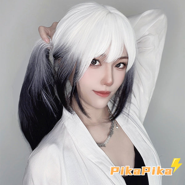 Gothic girl white wig yc24768