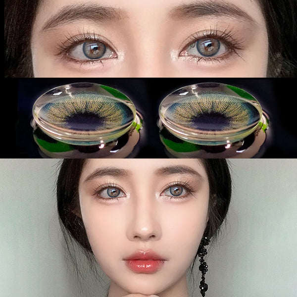 green lake CONTACT LENSES (TWO PIECES) yc24740