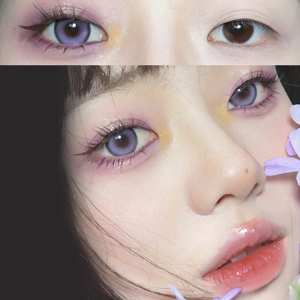 Charming purple contact lenses (TWO PIECES) yc24715