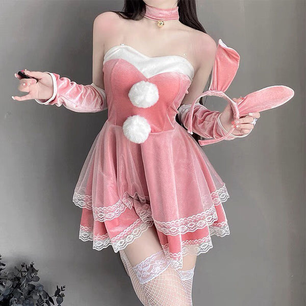 Christmas cute bunny dress yc24790