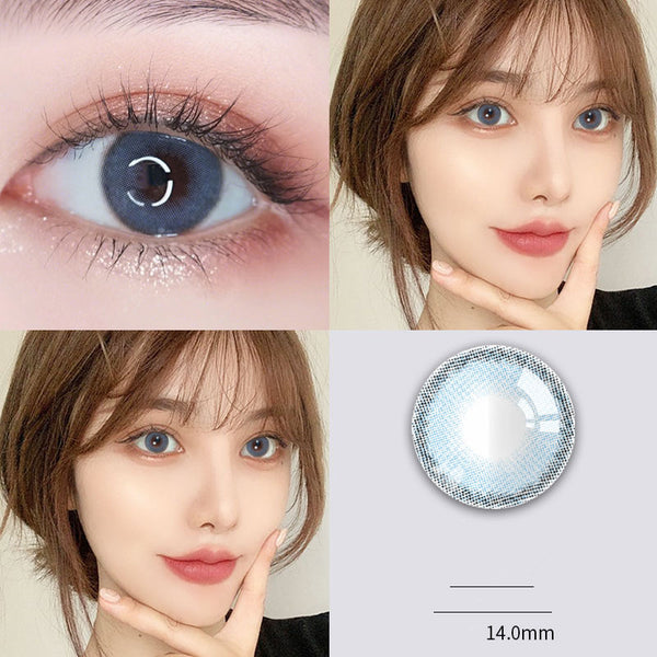 blue-gray dream contact lenses (TWO PIECES) yc24696