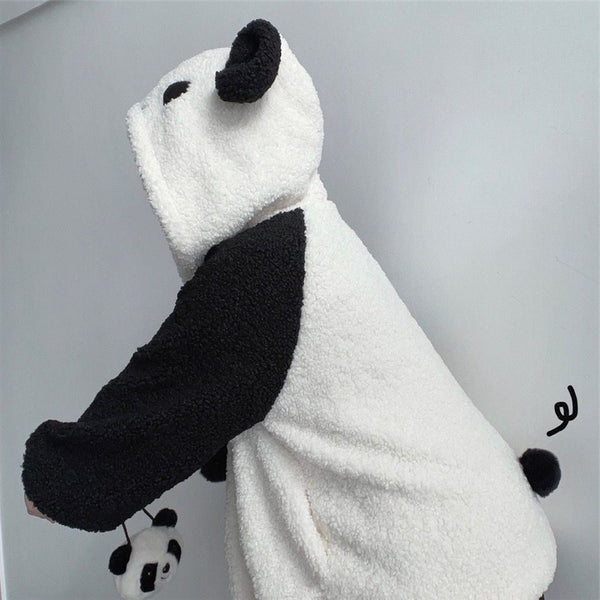 Cute panda plush coat yc50225