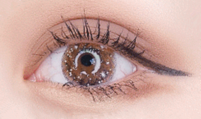 Second generation Galaxy Brown Contact Lens (two pieces) YC21906