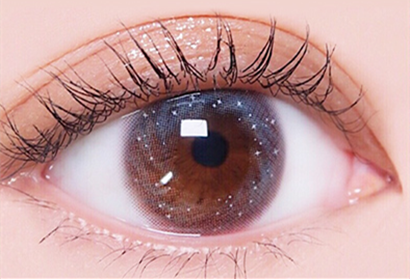 Brown contact lenses (two pieces) YC21821