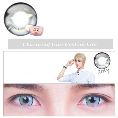 COSplay Gray£¨Two piece£©Contacts Lens yc20753