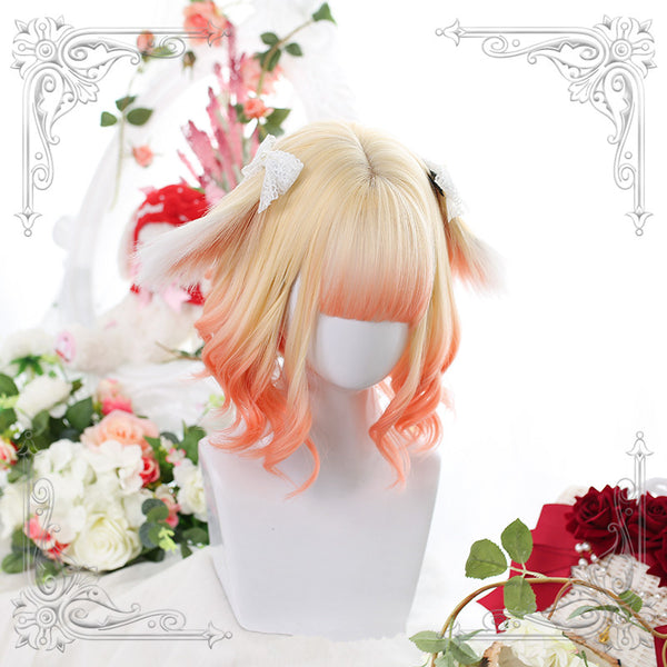 Lolita yellow orange wig yc22972