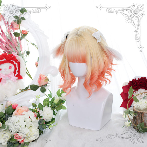 Lolita yellow orange wig yc22972