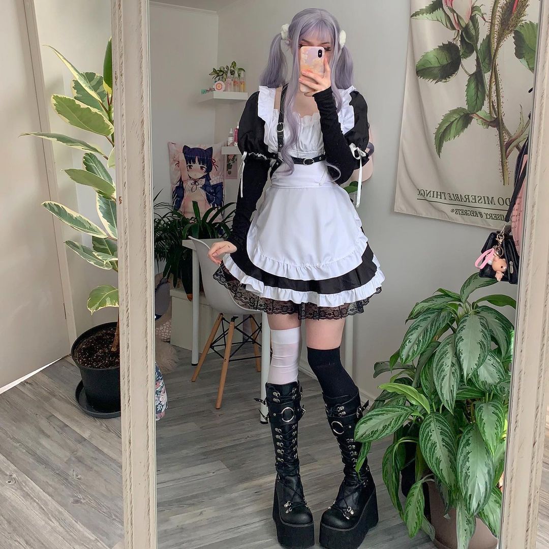 Maid cospaly costume cosplay dress YC3009 – anibiu