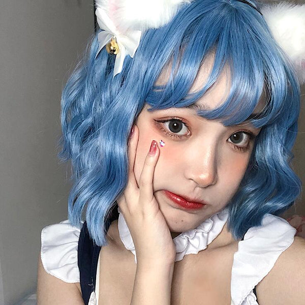 lolita short curly wig yc22871