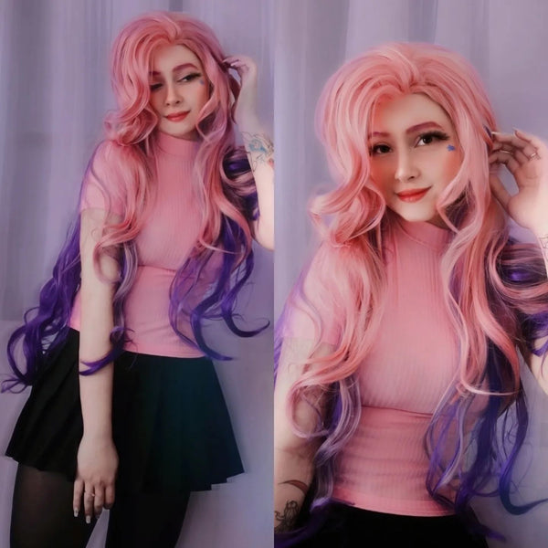 League Of Legends Seraphine cosplay wig yc23765